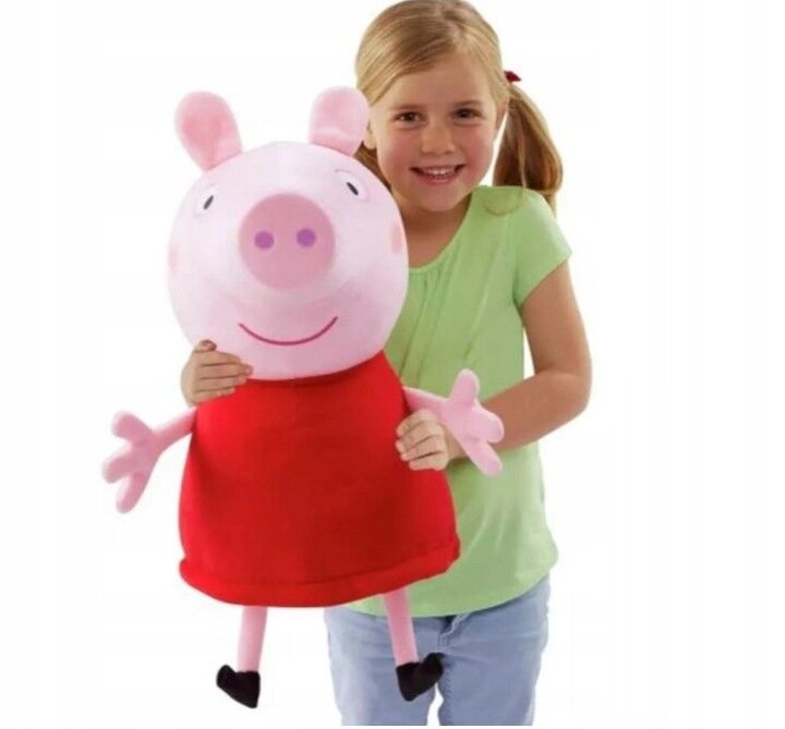 Švelnus ir Mielas Peppa Pig Plusuotas Žaislas - 53cm kaina ir informacija | Minkšti (pliušiniai) žaislai | pigu.lt