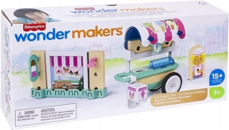 Medinis konstruktorius Fisher Price Wonder Makers GLY24 Ledų kioskelis kaina ir informacija | Konstruktoriai ir kaladėlės | pigu.lt