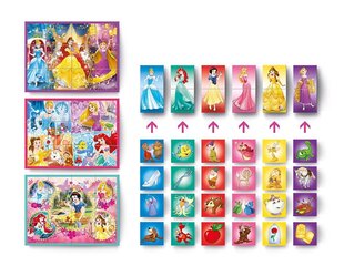 Пазл Clementoni Disney Princess Blocks, 12 деталей цена и информация | Пазлы | pigu.lt