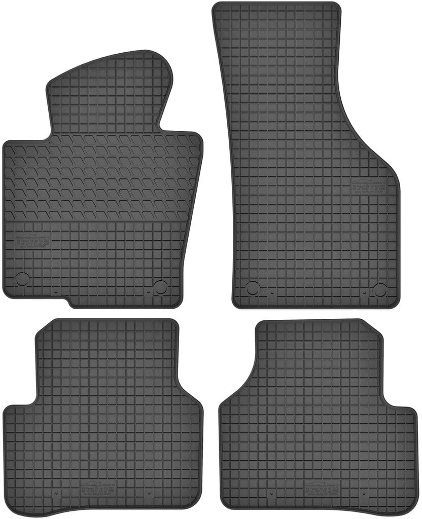 Guminiai kilimėliai Audi A4 B7, 2004-2007 kaina ir informacija | Modeliniai guminiai kilimėliai | pigu.lt