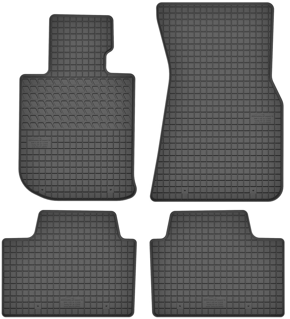 Guminiai kilimėliai BMW 3 G21, 2019-2024 kaina ir informacija | Modeliniai guminiai kilimėliai | pigu.lt