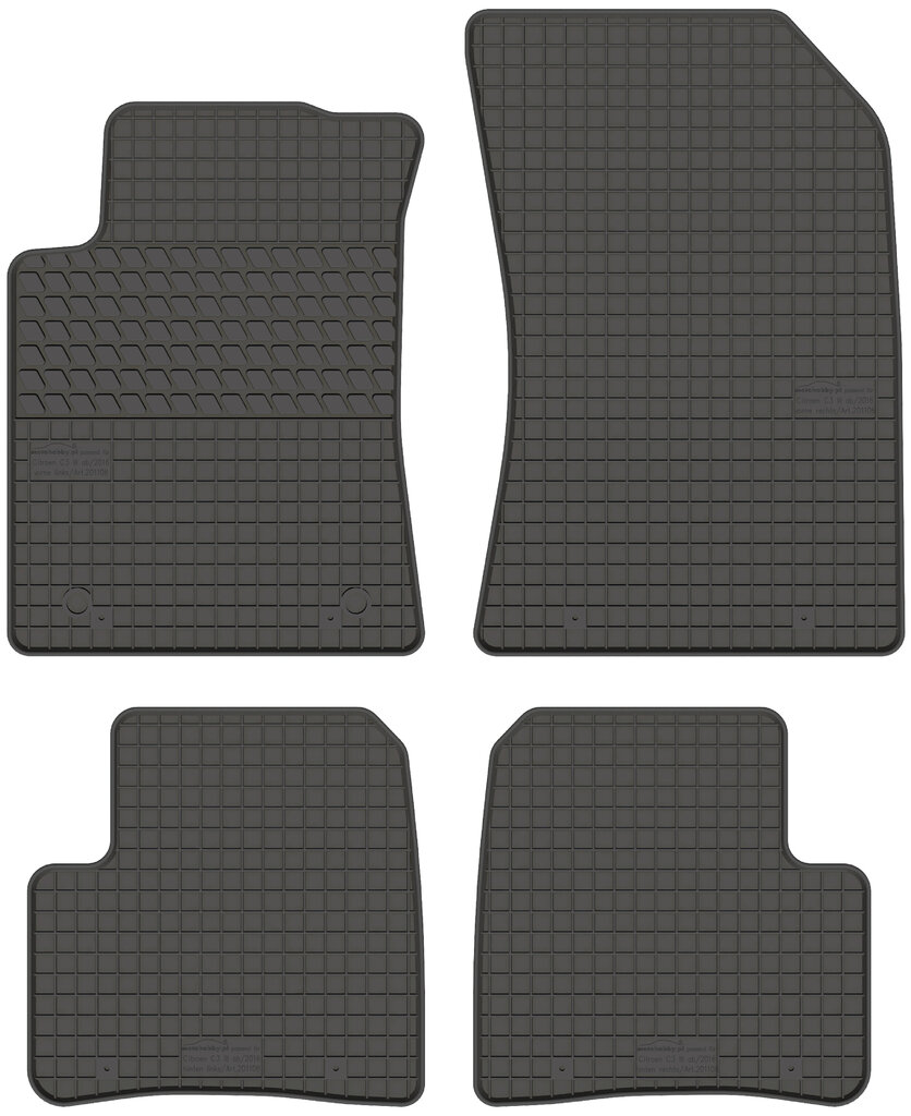 Guminiai kilimėliai Citroen C3 III, 2016-2024 kaina ir informacija | Modeliniai guminiai kilimėliai | pigu.lt