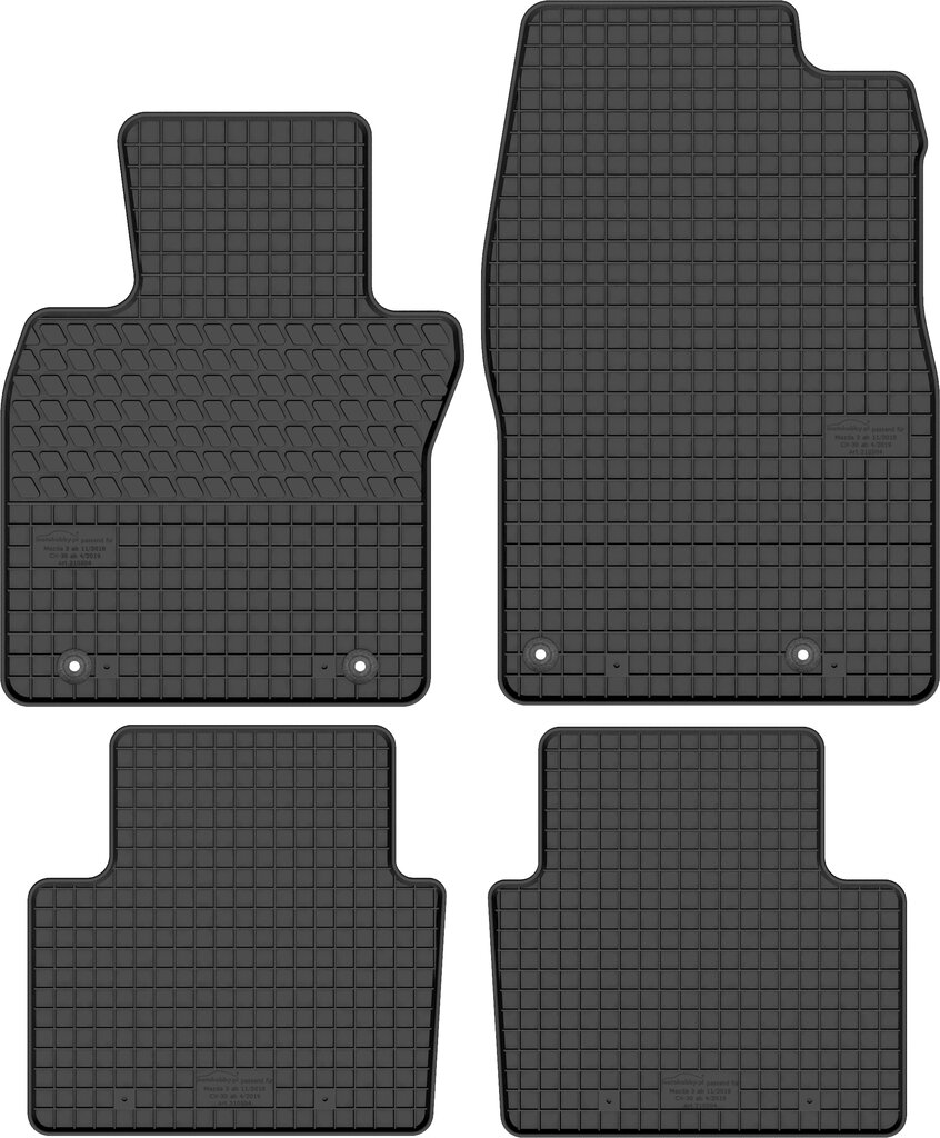 Guminiai kilimėliai Mazda 3 / CX- 30, 2019-2024 kaina ir informacija | Modeliniai guminiai kilimėliai | pigu.lt