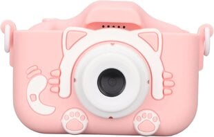 Skaitmeninis fotoaparatas Vaikiškas rožinis skaitmeninis fotoaparatas kaina ir informacija | Skaitmeniniai fotoaparatai | pigu.lt