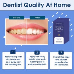 Dantų balinimo juostelės Ivi Smile kaina ir informacija | Dantų šepetėliai, pastos | pigu.lt