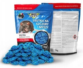 Nuodai žiurkėms ir pelėms No-Pest, 1 kg kaina ir informacija | Graužikų, kurmių naikinimas | pigu.lt