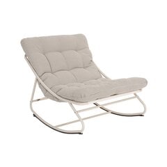 Rocking chair SAMBA light grey цена и информация |  Садовые стулья, кресла, пуфы | pigu.lt