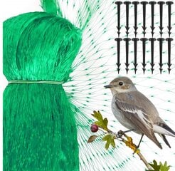 Tinklas nuo paukščių Springos, 8x14 m kaina ir informacija | Graužikų, kurmių naikinimas | pigu.lt