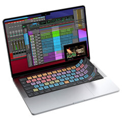 JCPal VerSkin силиконовая накладка для клавиатуры с комбинациями клавиш Avid Pro Tools цена и информация | Клавиатуры | pigu.lt