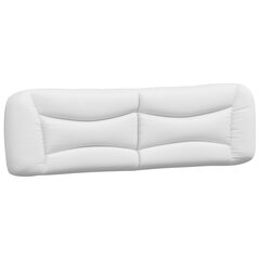 Galvūgalio pagalvėlė, baltos spalvos, 180cm, dirbtinė oda kaina ir informacija | Lovos | pigu.lt