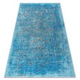 Шерстяной ковер ANTIGUA 518 75 JQ500 OSTA - абстракция  гладкое плетение, синий