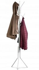 Вешалка для одежды Modern Home, 175 см, белый цена и информация | Вешалки и мешки для одежды | pigu.lt