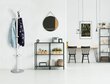 Drabužių kabykla Modern Home, 175 cm, balta kaina ir informacija | Pakabos, maišai drabužiams | pigu.lt