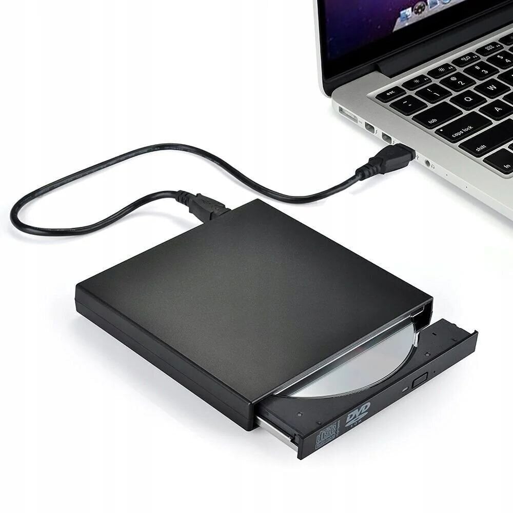 Išorinis CD/DVD kompaktų skaitytuvas ir įrašymo įrenginys kaina ir informacija | Adapteriai, USB šakotuvai | pigu.lt