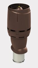 Izoliuotas kanalizacijos vėdinimo vamzdis su gauptu Vilpe Flow 160P/IS/500, ruda, D160/H500 mm kaina ir informacija | Oro reguliavimo įrangos priedai | pigu.lt