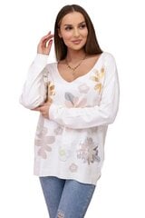 Женская белая торжественная блуза цена и информация | Женские блузки, рубашки | pigu.lt