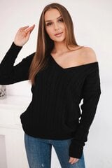 Женский черно-бежевый свитер цена и информация | Свитера женские | pigu.lt