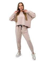 Laisvalaikio kostiumas moterims Evoli 24938-54206, smėlio spalvos kaina ir informacija | Sportinė apranga moterims | pigu.lt