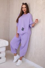Женский костюм, фиолетовый цена и информация | Женские костюмы | pigu.lt