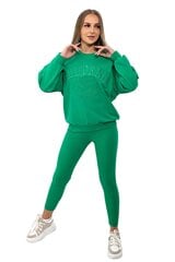 Женский темно-зеленый комплект Casual цена и информация | Спортивная одежда для женщин | pigu.lt