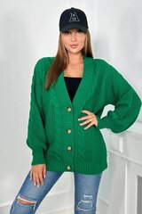 Женская зеленая блузка больших размеров цена и информация | Свитера женские | pigu.lt