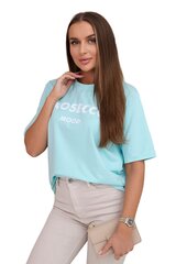Marškinėliai moterims Prosecco 27816-53601, mėlyni цена и информация | Футболка женская | pigu.lt