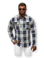 Marškiniai vyrams Nater NB/MC727BS-54598, mėlyni цена и информация | Рубашка мужская | pigu.lt