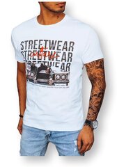 Vyriški balti marškinėliai Streetwear цена и информация | Мужские футболки | pigu.lt