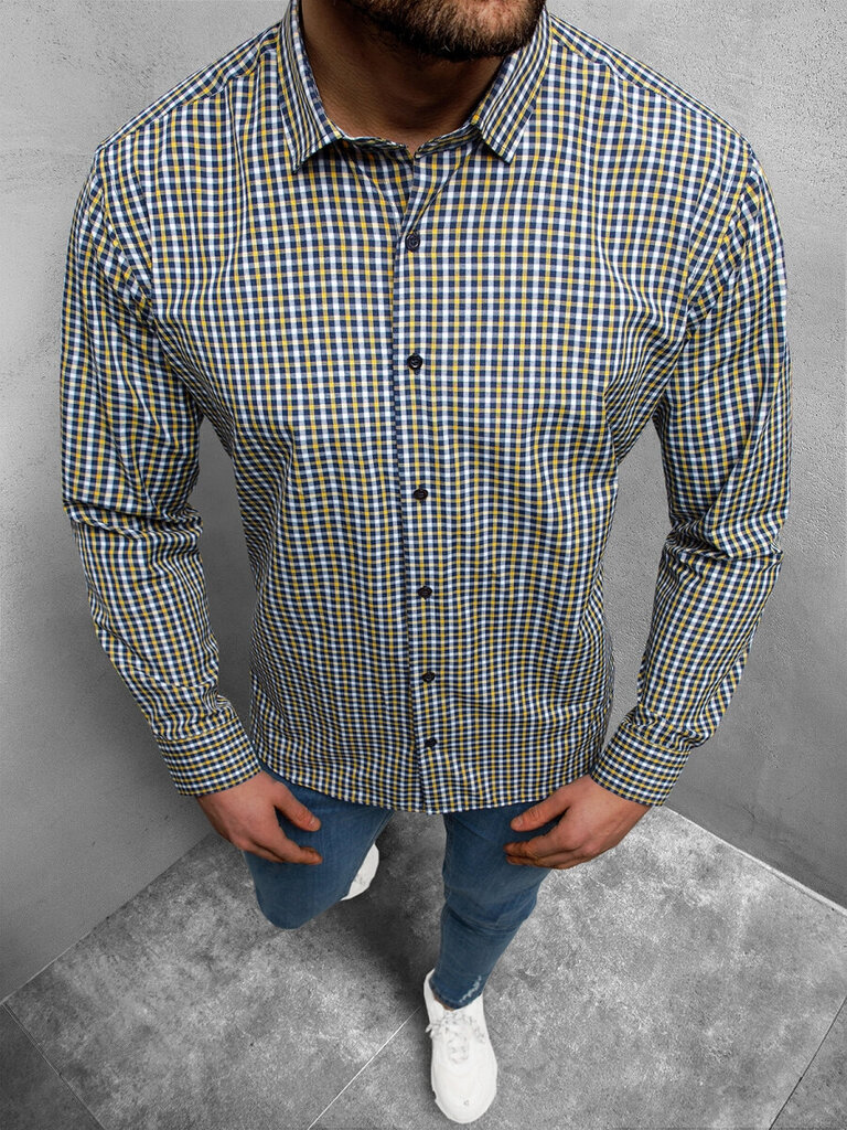 Marškiniai vyrams Gitol O/0622-53528, pilki цена и информация | Vyriški marškiniai | pigu.lt
