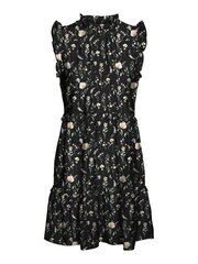 Vero Moda женское платье 10303765*01, черный/желтый 5715514051510 цена и информация | Платья | pigu.lt