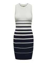 JDY женское платье 15317917*01, белый/тёмно-синий 5715517790713 цена и информация | Платья | pigu.lt