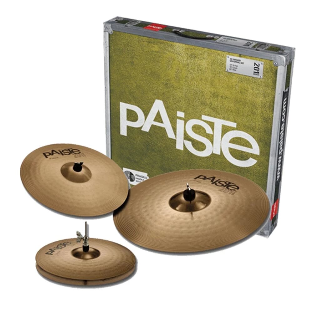 Būgnų lėkščių komplektas Paiste 201 Universal Bronze 14/16/20 цена и информация | Mušamieji instrumentai | pigu.lt