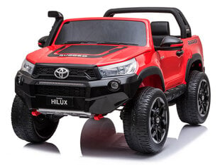 Dvivietis elektromobilis Toyota hilux, raudonas цена и информация | Электромобили для детей | pigu.lt