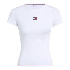 Tommy Hilfiger marškinėliai moterims 87649, balti цена и информация | Женские футболки | pigu.lt