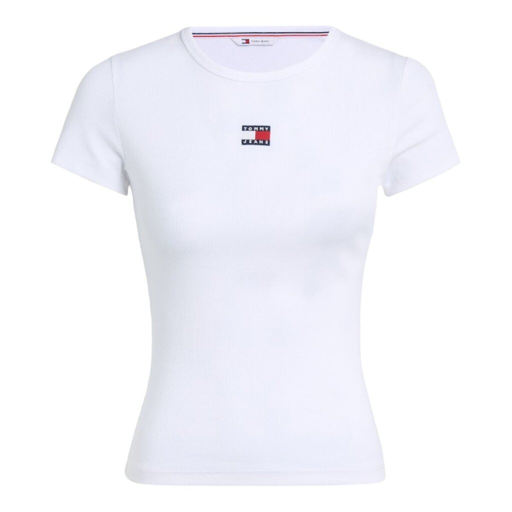 Tommy Hilfiger marškinėliai moterims 87649, balti цена и информация | Marškinėliai moterims | pigu.lt