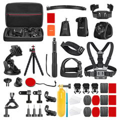 Neewer 50in1 Action Camera Accessory Kit цена и информация | Аксессуары для видеокамер | pigu.lt