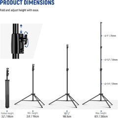 Neewer Air Cushion Light Stand kaina ir informacija | Fotoaparato stovai | pigu.lt