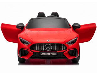 Dvivietis vaikiškas elektromobilis Mercedes SL 63 AMG, raudonas kaina ir informacija | Elektromobiliai vaikams | pigu.lt