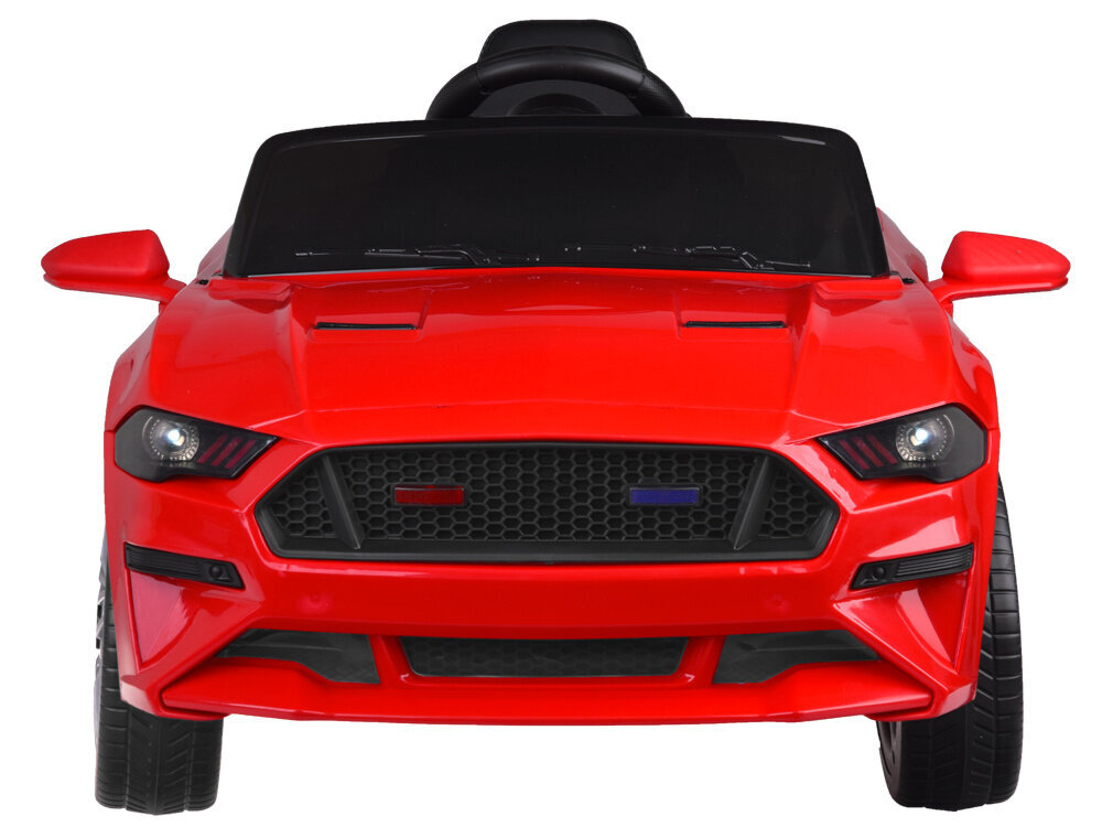Vienvietis vaikiškas elektromobilis Mustang, raudonas kaina ir informacija | Elektromobiliai vaikams | pigu.lt
