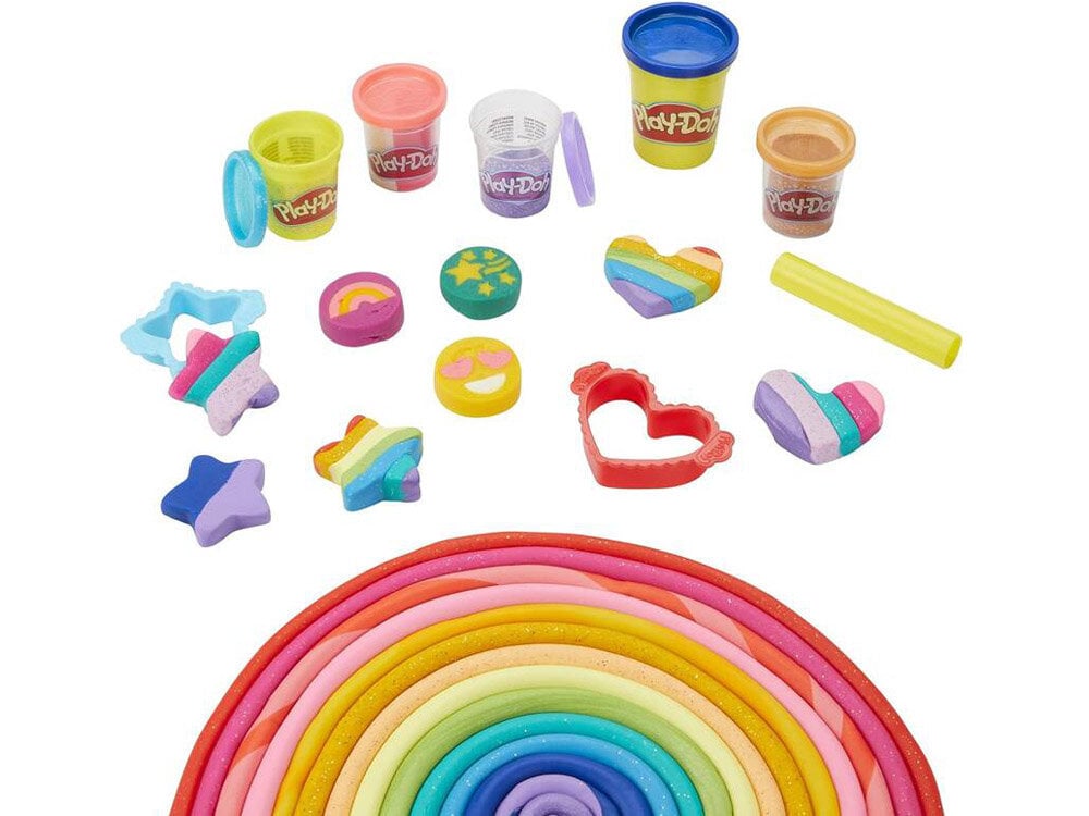 Plastilino rinkinys Play-Doh Ciastolina Merry Colours kaina ir informacija | Piešimo, tapybos, lipdymo reikmenys | pigu.lt