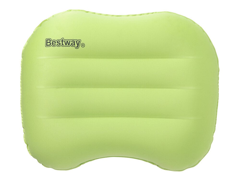 Pripučiama kelioninė pagalvė Bestway WanderLite, 42x30 cm, žalia цена и информация | Pripučiamos ir paplūdimio prekės | pigu.lt