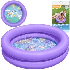 круглый надувной бассейн - 61 см x 15 см, фиолетовый цена и информация | Бассейны | pigu.lt