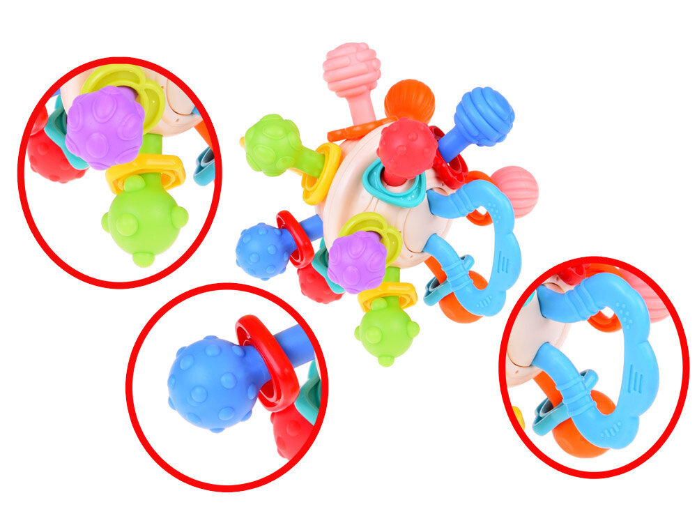 Kūdikių sensorinis žaislas Huanger kaina ir informacija | Žaislai kūdikiams | pigu.lt