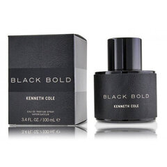 Kenneth Cole Black Bold eau de parfum для мужчин 100 мл цена и информация | Мужские духи | pigu.lt