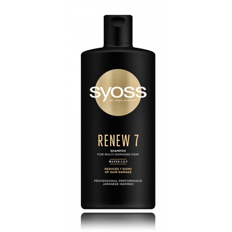 Plaukų šampūnas pažeistiems plaukams Syoss Renew 7 Complete Repair Shampoo, 500 ml kaina ir informacija | Šampūnai | pigu.lt