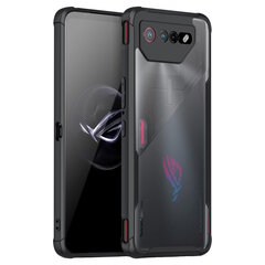 Чехол „Armor“  -  прозрачный / чёрный (Rog Phone 6 5G / Rog Phone 7) цена и информация | Чехлы для телефонов | pigu.lt