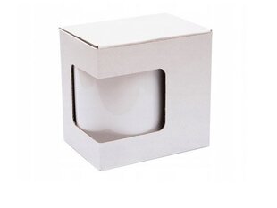 Puodelio dėžutė, balta kaina ir informacija | Daiktadėžės | pigu.lt