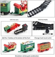 Kalėdinis elektrinis traukinys Ding Yongliang цена и информация | Игрушки для мальчиков | pigu.lt