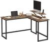 Kompiuterio stalas, rudas kaina ir informacija | Kompiuteriniai, rašomieji stalai | pigu.lt