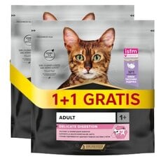 Purina Pro Plan Delicate su kalakutiena, 2x400 g kaina ir informacija | Sausas maistas katėms | pigu.lt